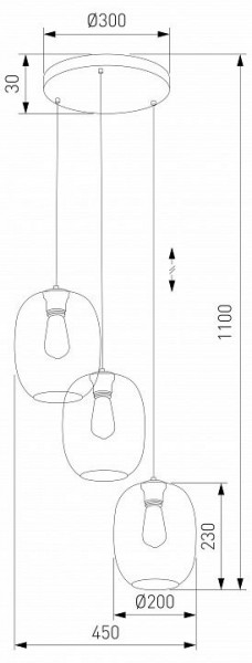 Подвесной светильник TK Lighting Elio 5973 Elio в Полевском - polevskoy.ok-mebel.com | фото 3