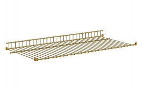 Полка сотовая L695 (золото) в Полевском - polevskoy.ok-mebel.com | фото