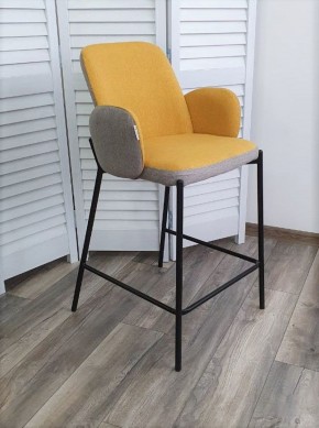 Полубарный стул NYX (H=65cm) VF106 желтый / VF120 серый М-City в Полевском - polevskoy.ok-mebel.com | фото 3
