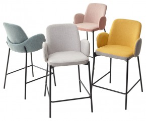 Полубарный стул NYX (H=65cm) VF109 розовый / VF110 брусничный М-City в Полевском - polevskoy.ok-mebel.com | фото 5