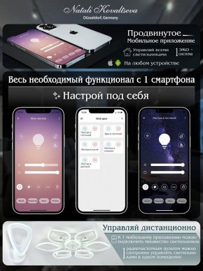 Потолочная люстра Natali Kovaltseva COBRA LED LAMPS 81121/7C в Полевском - polevskoy.ok-mebel.com | фото 7