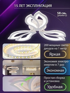 Потолочная люстра Natali Kovaltseva FORTUNA LED LAMPS 81107/2C в Полевском - polevskoy.ok-mebel.com | фото 6
