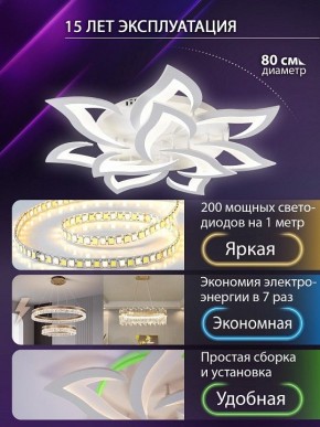 Потолочная люстра Natali Kovaltseva OLIMP LED SMART 84005 в Полевском - polevskoy.ok-mebel.com | фото 5