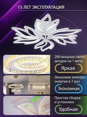 Потолочная люстра Natali Kovaltseva RIF LED LAMPS 81118/5C в Полевском - polevskoy.ok-mebel.com | фото 5