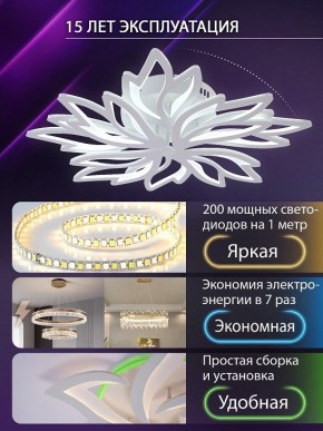 Потолочная люстра Natali Kovaltseva RIF LED LAMPS 81118/6C в Полевском - polevskoy.ok-mebel.com | фото 5