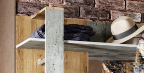 Прихожая Кензо (крафт/бетон) вешалка+шкаф в Полевском - polevskoy.ok-mebel.com | фото 6