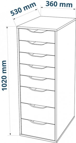 S01439 Ингар Д 132 стол письменный 132x58x76, белый в Полевском - polevskoy.ok-mebel.com | фото
