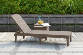 Шезлонг Джайпур (Jaipur Sun lounger) капучино в Полевском - polevskoy.ok-mebel.com | фото 2