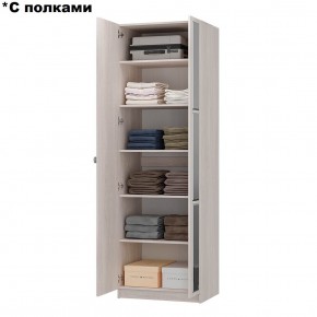 Шкаф 2-х створчатый Зарина ШК-01 (ясень белый) в Полевском - polevskoy.ok-mebel.com | фото 3