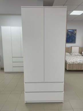 Шкаф 2-ств. с 2 ящиками "Бьянко" в Полевском - polevskoy.ok-mebel.com | фото 3