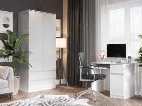 Шкаф 2-ств. с 2 ящиками "Бьянко" в Полевском - polevskoy.ok-mebel.com | фото 4