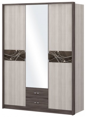Шкаф 3-х дверный с зеркалом Шк68.2 МС Николь в Полевском - polevskoy.ok-mebel.com | фото