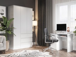 Шкаф 3-ств. с 3 ящиками "Бьянко" в Полевском - polevskoy.ok-mebel.com | фото 4