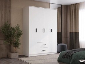 Шкаф 4-х створчатый Титан (белый) в Полевском - polevskoy.ok-mebel.com | фото 5