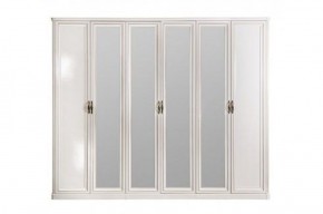 Шкаф 6-ти ств (2+2+2) с зеркалами Натали (комплект) в Полевском - polevskoy.ok-mebel.com | фото 2