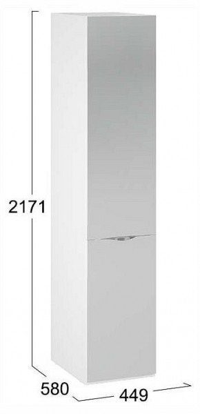 Шкаф для белья Глосс СМ-319.07.002 в Полевском - polevskoy.ok-mebel.com | фото 4