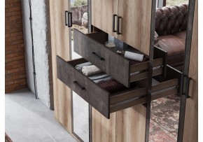 Шкаф для белья Паркинс в Полевском - polevskoy.ok-mebel.com | фото 5