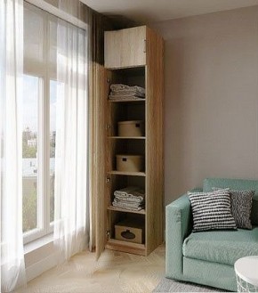 Шкаф для белья Село в Полевском - polevskoy.ok-mebel.com | фото 2