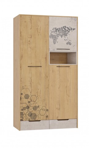 Шкаф для одежды 3 двери и 2 ящика Шк134.0 ДС Стэнфорд в Полевском - polevskoy.ok-mebel.com | фото
