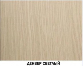 Шкаф для одежды №614 "Инна" Денвер светлый (*без полок) в Полевском - polevskoy.ok-mebel.com | фото 2