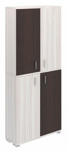 Шкаф книжный Домино ПУ-30-3 в Полевском - polevskoy.ok-mebel.com | фото