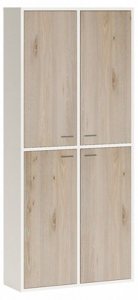 Шкаф книжный Домино СУ(ш2в2)+4ФГ в Полевском - polevskoy.ok-mebel.com | фото