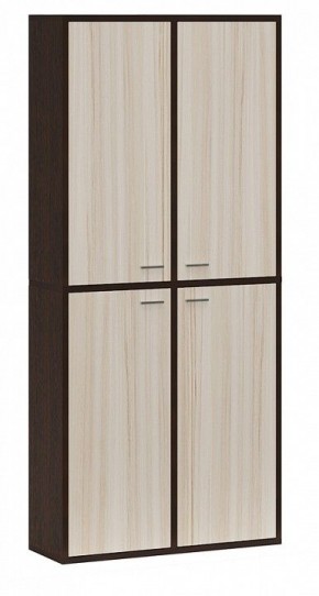Шкаф книжный Домино СУ(ш2в2)+4ФГ в Полевском - polevskoy.ok-mebel.com | фото
