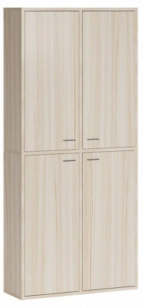 Шкаф книжный Домино СУ(ш2в2)+4ФГ в Полевском - polevskoy.ok-mebel.com | фото