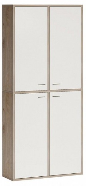 Шкаф книжный Домино СУ(ш2в2)+4ФГ в Полевском - polevskoy.ok-mebel.com | фото