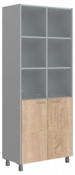 Шкаф книжный Offix New OHC 87.2 в Полевском - polevskoy.ok-mebel.com | фото