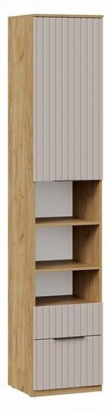 Шкаф комбинированный Хилтон Исп. 2 в Полевском - polevskoy.ok-mebel.com | фото 2