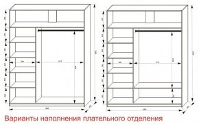 Шкаф-купе 1800 серии SOFT D8+D2+B2+PL4 (2 ящика+F обр.штанга) профиль «Графит» в Полевском - polevskoy.ok-mebel.com | фото 7