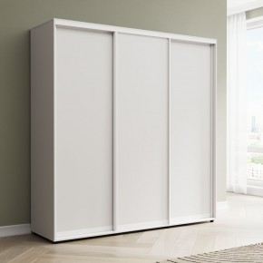 Шкаф-купе Акцент-Сим Д 2400-600 (Белый шагрень) в Полевском - polevskoy.ok-mebel.com | фото