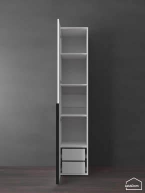 Шкаф Linnea MHR-1-3 2050х400х510 (Белый-М 11.1.2) в Полевском - polevskoy.ok-mebel.com | фото 7