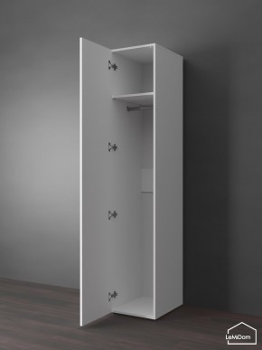 Шкаф Linnea MHR-1PO 2050х400х510 (Белый-М 11.1.1) в Полевском - polevskoy.ok-mebel.com | фото 4