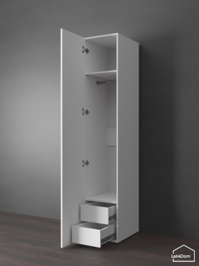 Шкаф Linnea MHR-1PO-3 2050х400х510 (Белый-М 11.1.2) в Полевском - polevskoy.ok-mebel.com | фото 5