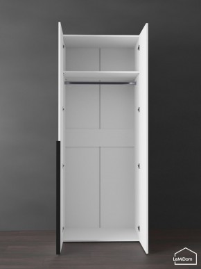 Шкаф Linnea MHR-2 2050х800х510 (Белый-М 11.1.2) в Полевском - polevskoy.ok-mebel.com | фото 4