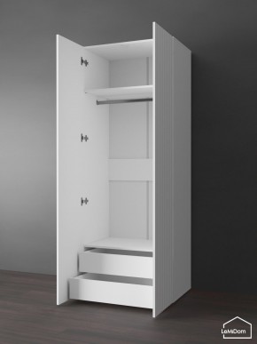 Шкаф Linnea MHR-2PO-3 2050х800х510 (Белый-М 11.1.2) в Полевском - polevskoy.ok-mebel.com | фото 5
