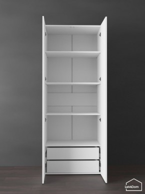 Шкаф Linnea MHR-2PO-4 2050х800х510 (Белый-М 11.1.2) в Полевском - polevskoy.ok-mebel.com | фото 5