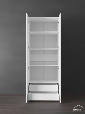 Шкаф Linnea MHR-2PO-4 2050х800х510 (Белый-М 11.1.2) в Полевском - polevskoy.ok-mebel.com | фото 6