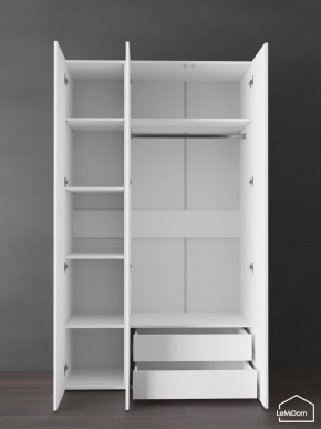 Шкаф Linnea MHR-3PO-2 2050х1200х510 (Белый-М 11.1.1) в Полевском - polevskoy.ok-mebel.com | фото 5