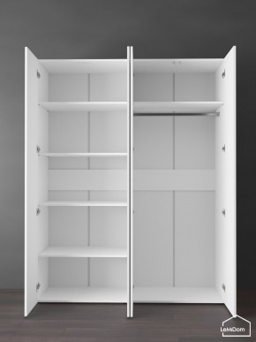 Шкаф Linnea MHR-4PO-1 2050х1600х510 (Белый-М 11.1.1) в Полевском - polevskoy.ok-mebel.com | фото 4