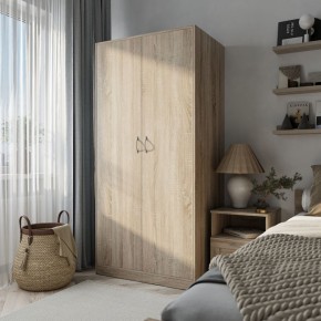 Шкаф ПЕГАС двухдверный, цвет Дуб Сонома в Полевском - polevskoy.ok-mebel.com | фото 4