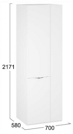 Шкаф платяной Глосс СМ-319.07.006 в Полевском - polevskoy.ok-mebel.com | фото 4