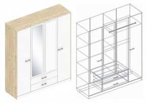 Шкаф "Милана" 4-х створчатый в Полевском - polevskoy.ok-mebel.com | фото 3