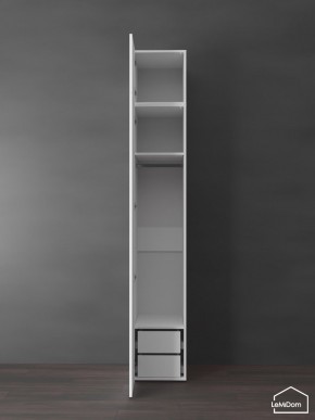 Шкаф с антресолью Linnea MHR-1POA-3 2450х400х510 (Белый-М 11.1.2) в Полевском - polevskoy.ok-mebel.com | фото 5