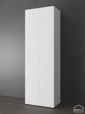 Шкаф с антресолью Linnea MHR-2POA-2 2450х800х510 (Белый-М 11.1.2) в Полевском - polevskoy.ok-mebel.com | фото