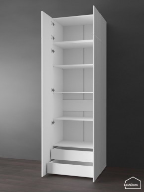 Шкаф с антресолью Linnea MHR-2POA-4 2450х800х510 (Белый-М 11.1.2) в Полевском - polevskoy.ok-mebel.com | фото 5