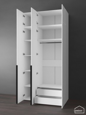 Шкаф с антресолью Linnea MHR-3A-2 2450х1200х510 (Белый-М 11.1.1) в Полевском - polevskoy.ok-mebel.com | фото 5