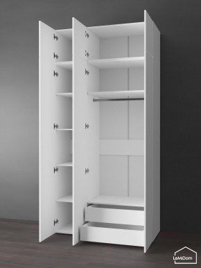 Шкаф с антресолью Linnea MHR-3POA-2 2450х1200х510 (Белый-М 11.1.2) в Полевском - polevskoy.ok-mebel.com | фото 5